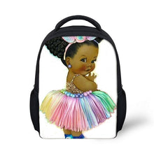 Load image into Gallery viewer, Children's Black Girl Magic Backpack - Design P