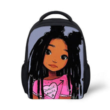 Load image into Gallery viewer, Children's Black Girl Magic Backpack - Design S