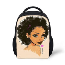Load image into Gallery viewer, Children's Black Girl Magic Backpack - Design E
