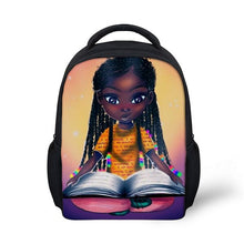 Load image into Gallery viewer, Children's Black Girl Magic Backpack - Design F