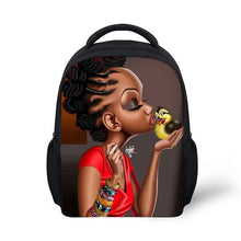 Load image into Gallery viewer, Children's Black Girl Magic Backpack - Design A