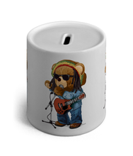 Load image into Gallery viewer, Rasta Bear - Ceramic Money Box - FAST UK DELIVERY

