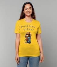 Load image into Gallery viewer, Adult&#39;s Unisex Positive Vibes Rasta Bear Cotton T-Shirt - Various Colours Available - FAST UK DELIVERY
