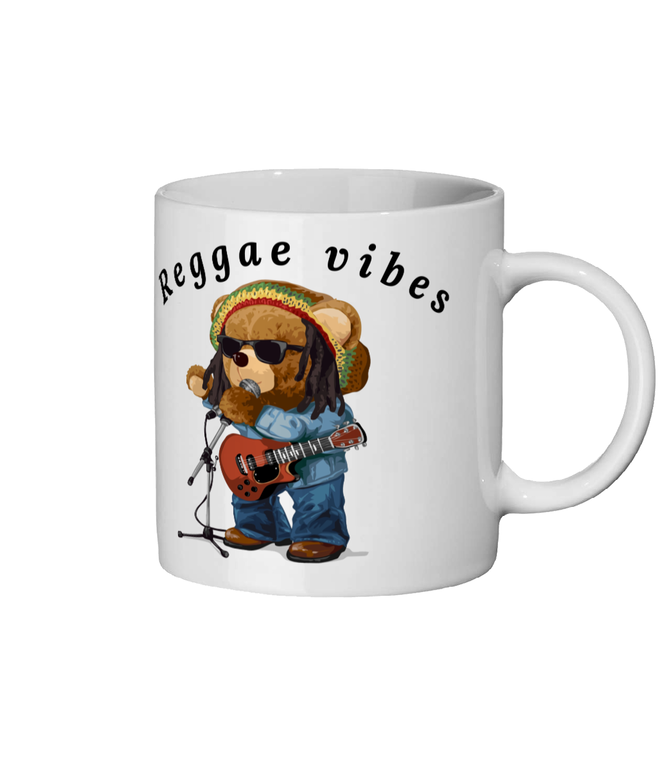 Reggae Vibes Rasta Bear Ceramic Mug - FAST UK DELIVERY