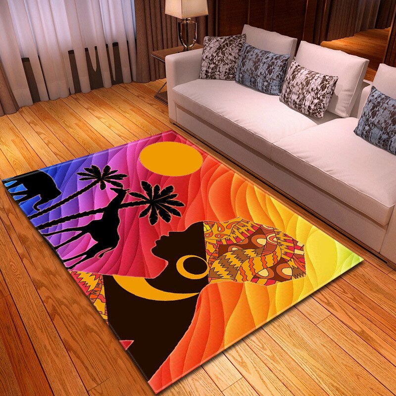 Woman of Africa Rug E - Various Sizes Available