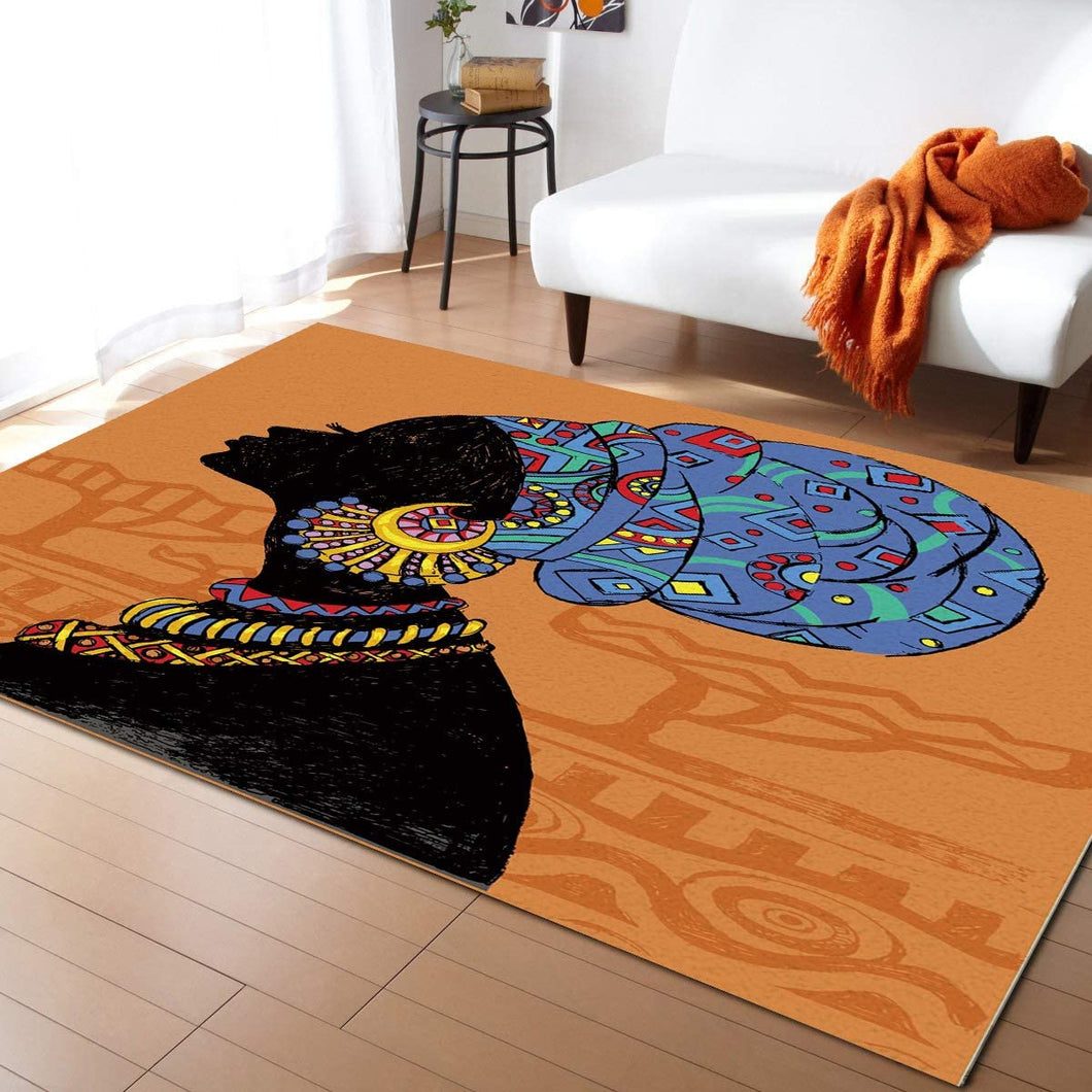 Woman of Africa Rug R - Various Sizes Available