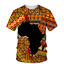 Load image into Gallery viewer, Kids Africa Map Print Unisex T-shirt - Age 3 -14 Years
