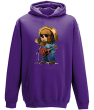 Load image into Gallery viewer, Positive Vibes Rasta Bear Hoodie - Various Colours Available - FAST UK DELIVERY