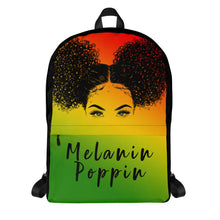Load image into Gallery viewer, EXCLUSIVE Melanin Poppin - Afro Puffs Backpack