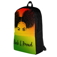 Load image into Gallery viewer, EXCLUSIVE Black &amp; Proud - Afro Puffs Backpack
