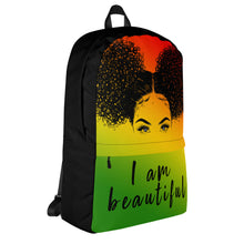 Load image into Gallery viewer, EXCLUSIVE I am Beautiful - Afro Puffs Backpack