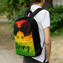 Load image into Gallery viewer, EXCLUSIVE Strong - Afro Puffs Backpack