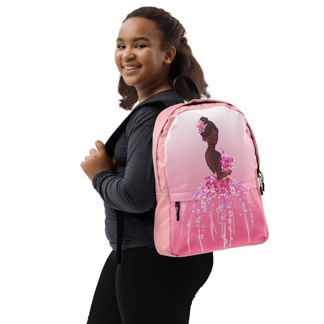 EXCLUSIVE - Pink Nubian Flower Girl Backpack - FAST UK DELIVERY
