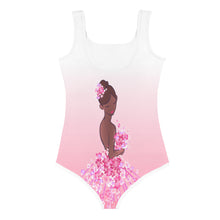 Load image into Gallery viewer, EXCLUSIVE - Pink Nubian Flower Girl Swimming Costume - FAST UK DELIVERY
