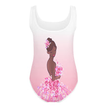 Load image into Gallery viewer, EXCLUSIVE - Pink Nubian Flower Girl Swimming Costume - FAST UK DELIVERY