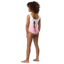Load image into Gallery viewer, EXCLUSIVE - Pink Nubian Flower Girl Swimming Costume - FAST UK DELIVERY