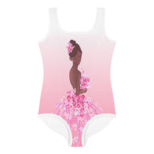 Load image into Gallery viewer, EXCLUSIVE - Pink Nubian Flower Girl Swimming Costume - FAST UK DELIVERY