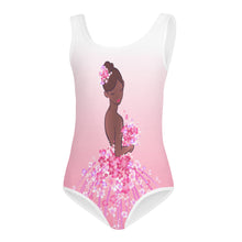 Load image into Gallery viewer, EXCLUSIVE - Pink Nubian Flower Girl Swimming Costume - FAST UK DELIVERY