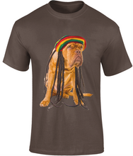 Load image into Gallery viewer, Men's Rasta Dog T-Shirt Design A - Various Colours Available - FAST UK DELIVERY
