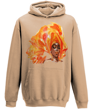 Load image into Gallery viewer, Black Woman in Orange Headwrap - Hoodie  - Various Colours Available - FAST UK DELIVERY
