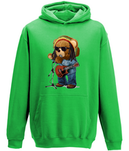Load image into Gallery viewer, Positive Vibes Rasta Bear Hoodie - Various Colours Available - FAST UK DELIVERY