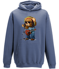 Load image into Gallery viewer, Positive Vibes Rasta Bear Hoodie - Various Colours Available - FAST UK DELIVERY