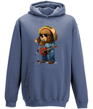 Load image into Gallery viewer, Positive Vibes Rasta Bear Hoodie - Various Colours Available - FAST UK DELIVERY
