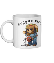 Load image into Gallery viewer, Reggae Vibes Rasta Bear Ceramic Mug - FAST UK DELIVERY

