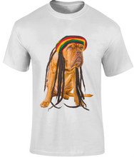 Load image into Gallery viewer, Men's Rasta Dog T-Shirt Design A - Various Colours Available - FAST UK DELIVERY