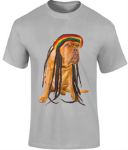 Load image into Gallery viewer, Men's Rasta Dog T-Shirt Design A - Various Colours Available - FAST UK DELIVERY