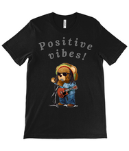Load image into Gallery viewer, Adult's Unisex Positive Vibes Rasta Bear Cotton T-Shirt - Various Colours Available - FAST UK DELIVERY