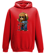 Load image into Gallery viewer, Positive Vibes Rasta Bear Hoodie - Various Colours Available - FAST UK DELIVERY