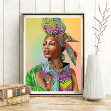 Load image into Gallery viewer, 5D DIY Diamond Painting - African Woman from melaninworldplus.com
