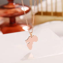 Load image into Gallery viewer, Heart of Africa Pendant Necklace - Available in 3 Colours from melaninworldplus.com