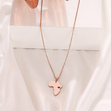 Load image into Gallery viewer, Heart of Africa Pendant Necklace - Available in 3 Colours from melaninworldplus.com