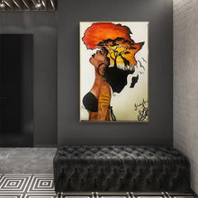 Load image into Gallery viewer, Woman of Africa Canvas Print from melaninworldplus.com