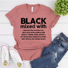 Load image into Gallery viewer, Black Mixed with T-shirt - Available in Various Colours
