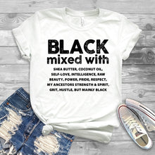 Load image into Gallery viewer, Black Mixed with T-shirt - Available in Various Colours