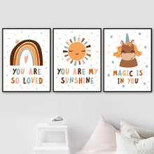 Load image into Gallery viewer, Nubian Nursery Canvas Prints - Available in Various Designs and Sizes
