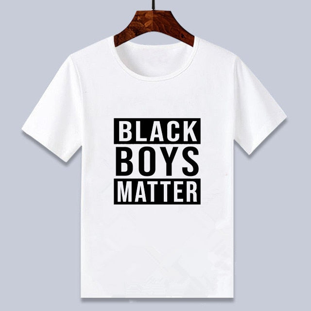 Young Black Boy T-shirt - Black Boys Matter Design A