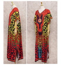 Load image into Gallery viewer, Multi Coloured Beach Kaftan

