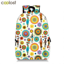 Load image into Gallery viewer, Dashiki Print Backpack - Available in 11 Designs
