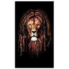 Load image into Gallery viewer, Rasta Lion Canvas Print
