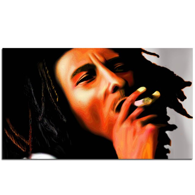 Bob Marley Canvas Print - Design 7