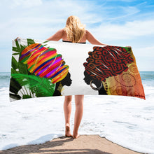 Load image into Gallery viewer, EXCLUSIVE Two African Queens Towel A - FAST UK DELIVERY