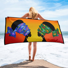 Load image into Gallery viewer, EXCLUSIVE Two African Queens Towel B - FAST UK DELIVERY