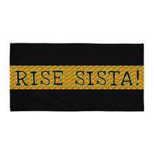 Load image into Gallery viewer, EXCLUSIVE - Rise Sista! - Kente Print Towel - FAST UK DELIVERY