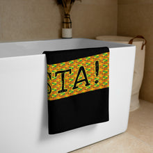 Load image into Gallery viewer, EXCLUSIVE - Rise Sista! - Kente Print Towel - FAST UK DELIVERY

