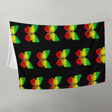 Load image into Gallery viewer, EXCLUSIVE - Butterfly Throw Blanket - Black - FAST UK DELIVERY
