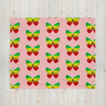 Load image into Gallery viewer, EXCLUSIVE - Butterfly Throw Blanket - Pink - FAST UK DELIVERY